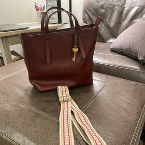 Fossil Camilla Convertible Small Backpack in Henna